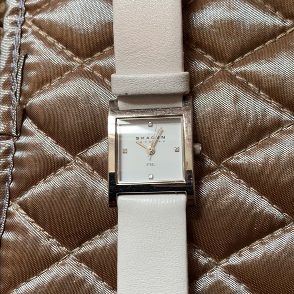 White Skagen Watch
